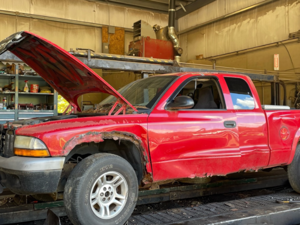 junk vehicle for scrap metal